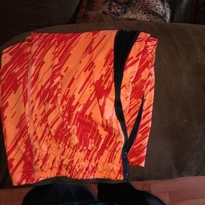 Vibrant Orange and Red Men's Shorts